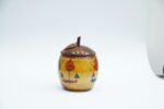 Apple-Shaped Wooden Tea Coaster – Stylish & Eco-Friendly