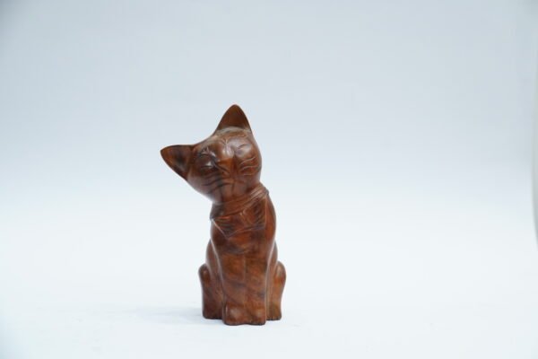Adorable Wooden Kitten Set for Decoration