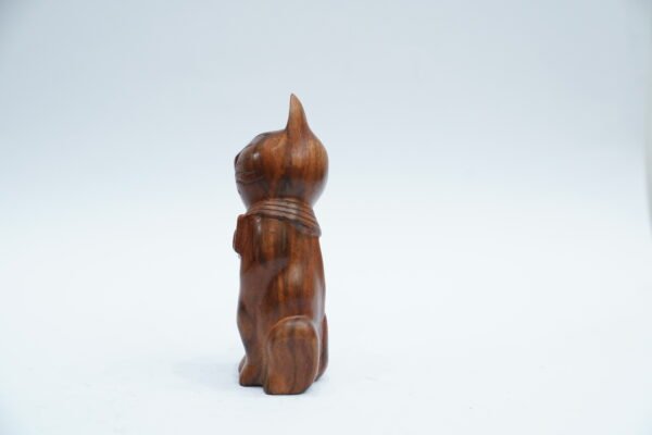 Adorable Wooden Kitten Set for Decoration