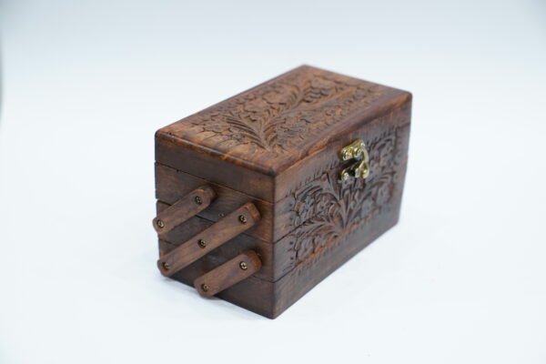 Triple Wooden Box – Stylish & Functional Storage