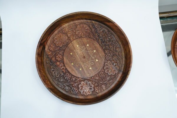 Pure Wood Plate – Elegant Simplicity for Your Dining Experience
