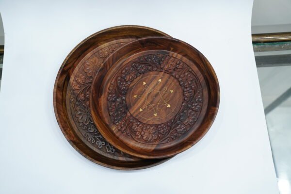 Pure Wood Plate – Elegant Simplicity for Your Dining Experience