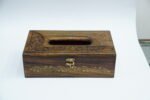 : Premium Wooden Tissue Box – Functional Art for Your Space
