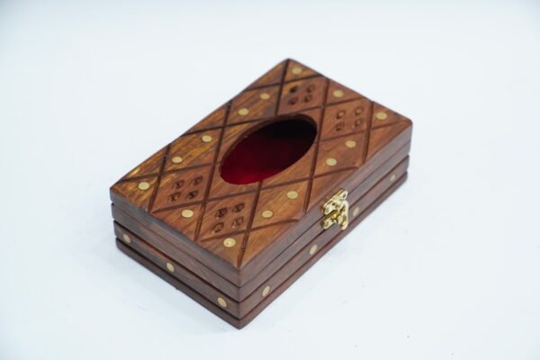 Decorative Wooden Tissue Box – Timeless Elegance