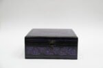 Purple Design Wooden Box – A Touch of Colorful Elegance