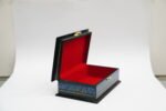 Elegant Blue Wooden Box for Storage and Display