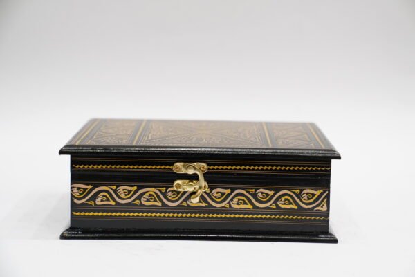 : Vibrant Yellow Wooden Box for Organizing and Decor