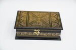 : Vibrant Yellow Wooden Box for Organizing and Decor