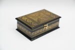 : Vibrant Yellow Wooden Box for Organizing and Decor