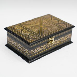 : Vibrant Yellow Wooden Box for Organizing and Decor