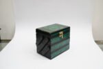 Triple Wooden Box for Multi-Storage Organization