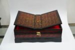 Decorative Quran Wooden Box with Intricate Islamic Calligraphy