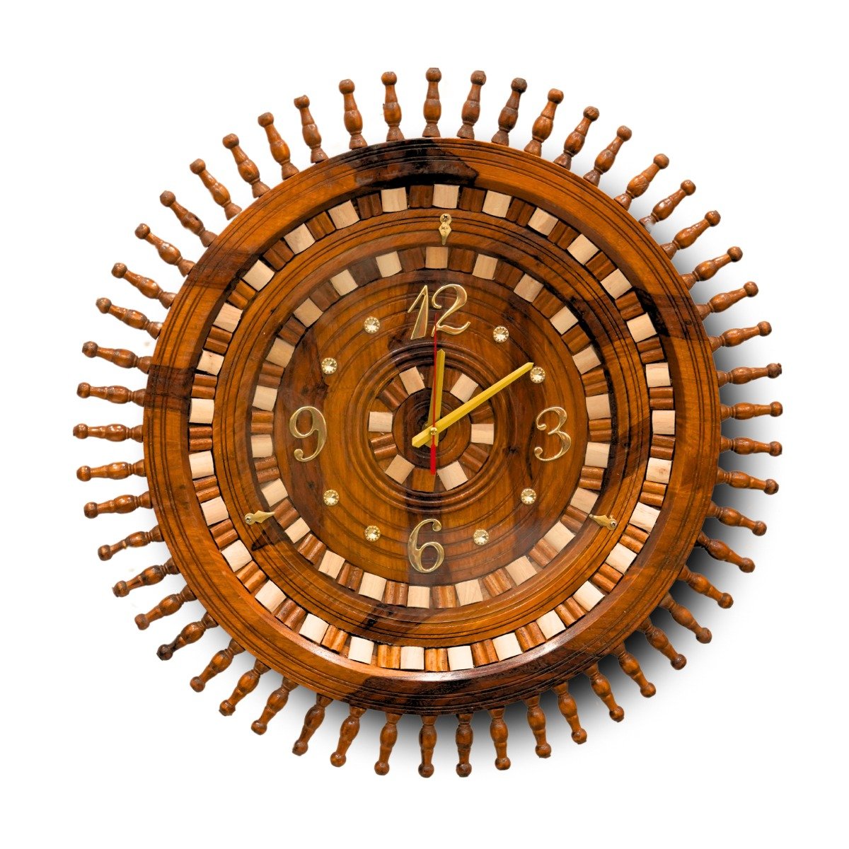 Handcrafted Wooden Wall Clock